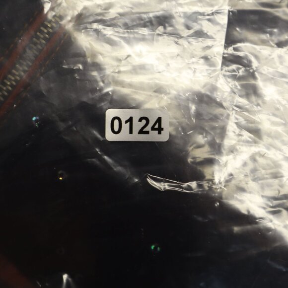 Embellished Full Zip Bomber Jacket Womens XL Navy Eclectic Dark Academia Unique - Picture 15 of 16